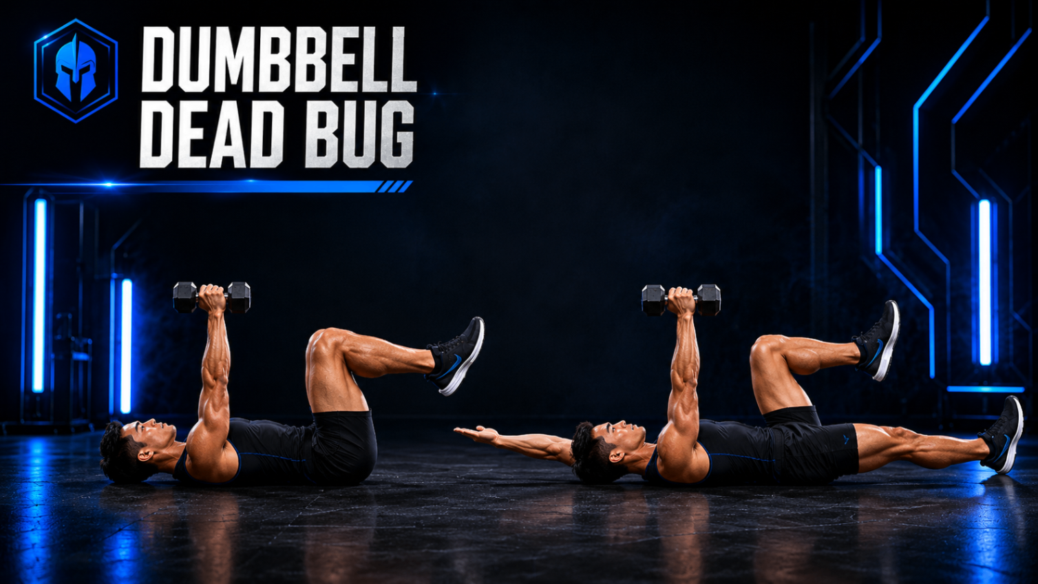 Dumbbell Dead Bug