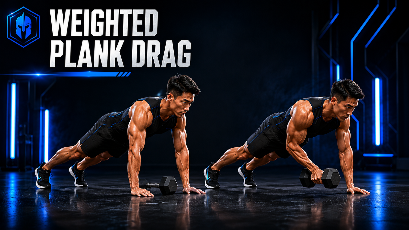 Weighted Plank Drag